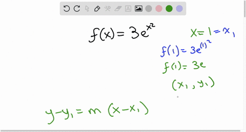 find-an-equation-of-the-tangent-line-to-yfx-at-x1-fx3-ex2