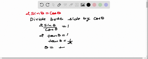 solve-for-theta-in-the-range-0circ-leq-theta-leq-360circ-for-2-sin-thetacos-theta