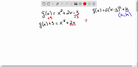SOLVED:For the following exercises, rewrite the quadratic functions in ...