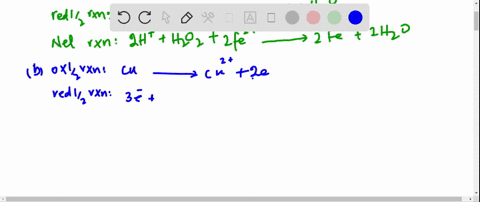 balance-the-following-redox-equations-by-the-ionelectron-method-a-mathrmh_2-mathrmo_2mathrmfe2-longr