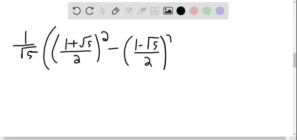 SOLVED:Solve. See Example 4 A Fibonacci sequence is a special type of ...