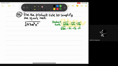 simplify-sqrt147-m7-n11