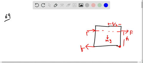 a-cube-of-side-l-rests-on-a-rough-floor-it-is-subjected-to-a-steady-horizontal-pull-f-exerted-a-dist