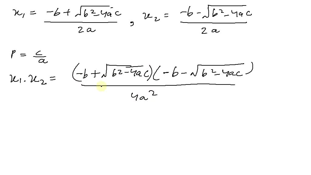 SOLVED: dado p(x)= ax²+bx+c y un valor d tal que p(d)=0, explique por ...