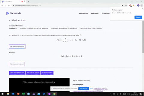 in-exercises-35-38-find-the-function-with-the-given-derivative-whose-graph-passes-through-the-poin-3