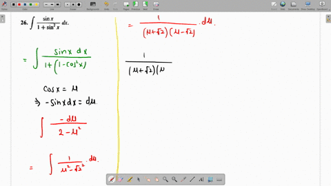 calculate-int-fracsin-x1sin-2-x-d-x