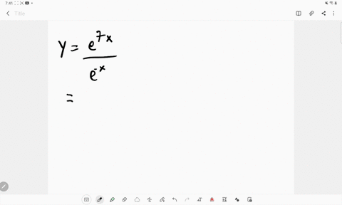 in-problems-1-26-find-the-derivative-of-the-given-function-yfrace7-xe-x