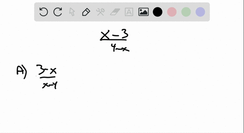 which-rational-expression-is-not-equivalent-to-fracx-34-x-a-frac3-xx-4-b-fracx34x-c-frac3-x4-x-d-fra