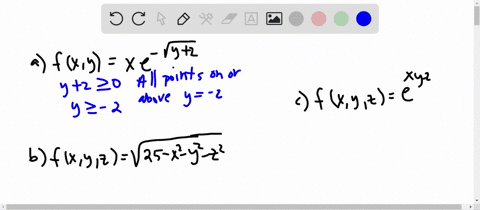 describe-the-domain-of-f-in-words-beginarrayltext-a-fx-yx-e-sqrty2-text-b-fx-y-zsqrt25-x2-y2-z2-text