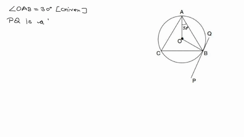 in-the-diagram-mathrmo-is-the-centre-of-the-circle-and-if-angle-mathrmoab30circ-then-the-acute-angle