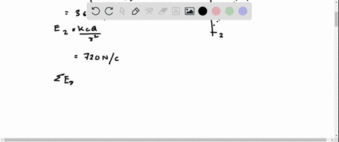 SOLVED:What are the strength and direction of the electric field at the ...