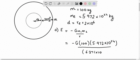 note-assume-that-u0-as-r-rightarrow-infty-a-satellite-of-the-earth-has-a-mass-of-100-mathrmkg-and-is