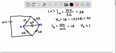 the-circuit-in-figure-mathrmp-2831-has-been-connected-for-a-long-time-a-what-is-the-potential-differ