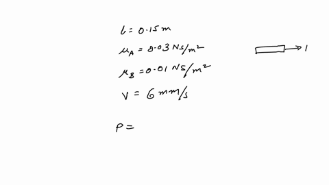 the-015-m-wide-plate-passes-between-two-layers-a-and-b-of-different-oils-having-viscosities-of-mu_a0