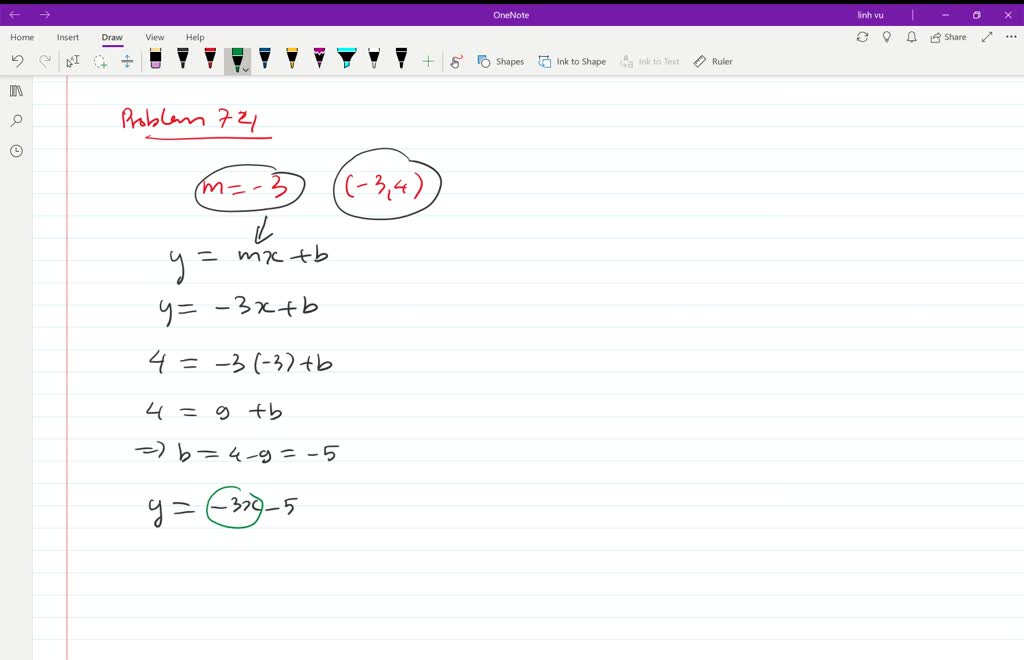 Writo an equation in standard form using only integer… SolvedLib