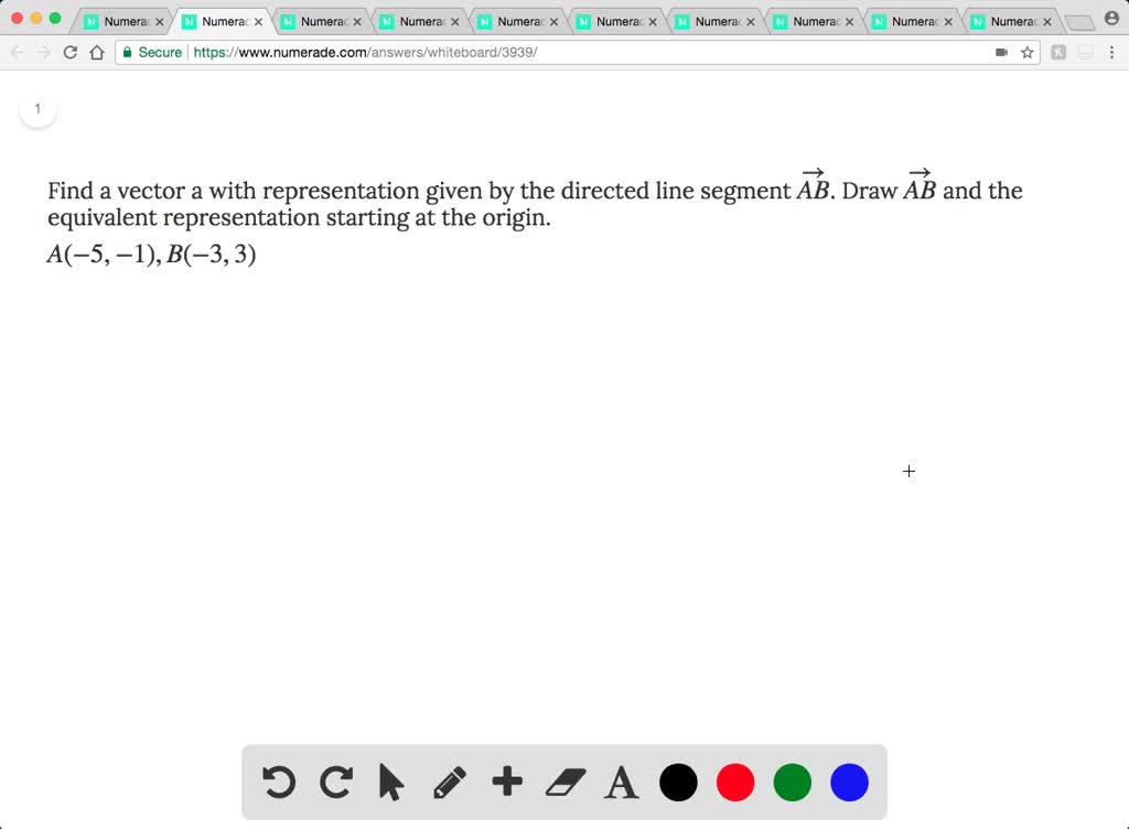 SOLVED:Find a vector a with representation given