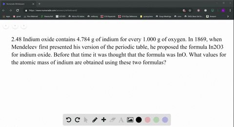 indium-oxide-contains-4784-mathrmg-of-indium-for-every-1000-mathrmg-of-oxygen-in-1869-when-mendeleev
