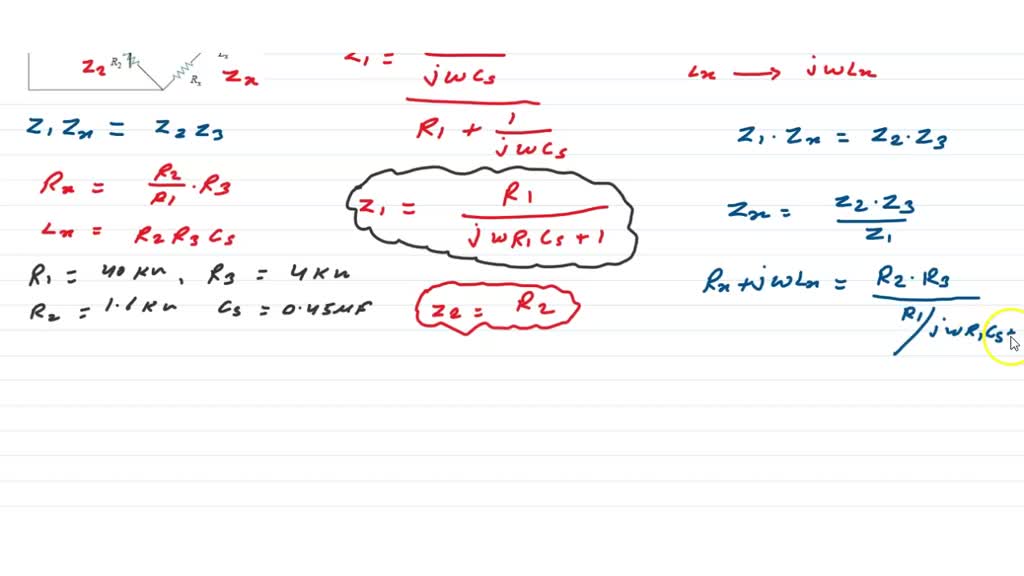 A Hays Bridge Is Often Used For Measuring The Inductance Of High Q ...