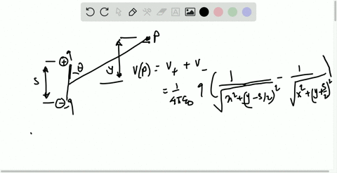 an-electric-dipole-has-dipole-moment-p-if-r-gg-s-where-s-is-the-separation-between-the-charges-show-