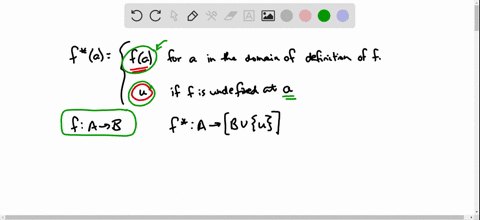 ⏩SOLVED:a) Show that a partial function from A to B can be viewed as ...