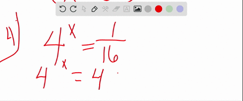 solve-the-exponential-equations-exactly-for-x-4xfrac116