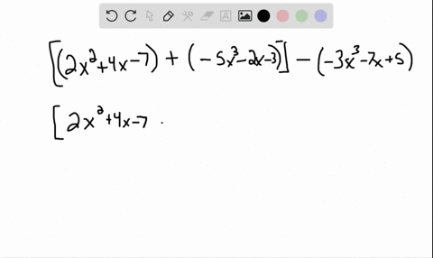 subtract-3-x3-7-x5-from-the-sum-of-2-x24-x-7-and-5-x3-2-x-3
