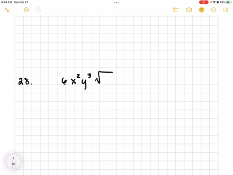express-each-of-the-following-in-simplest-radical-form-all-variables-represent-positive-real-numbe-8