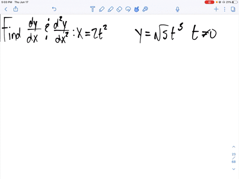 find-d-y-d-x-and-d2-y-d-x2-without-eliminating-the-parameter-x2-theta2-ysqrt5-theta3-theta-neq-0