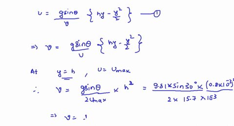 consider-steady-incompressible-and-fully-developed-laminar-flow-of-a-viscous-liquid-down-an-incline-