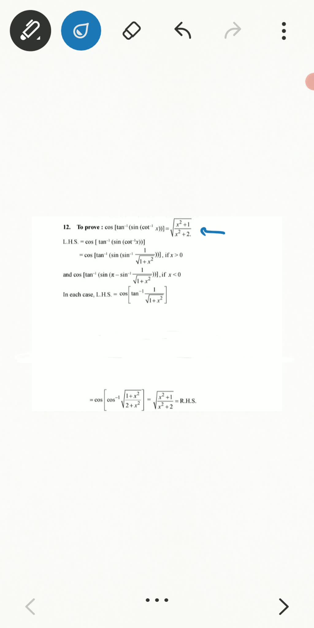 Solved Prove The Identities A Sin 1 Cos Sin 1 X Cos 1 Sin Cos 1