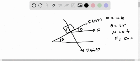 a-block-of-mass-10-mathrmkg-is-placed-on-a-rough-inclined-plane-of-inclination-37circlefttan-37cir-2