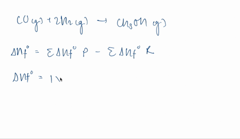 calculate-the-standard-enthalpy-change-for-the-following-reactions-involving-synthesis-gas-mathrmcog