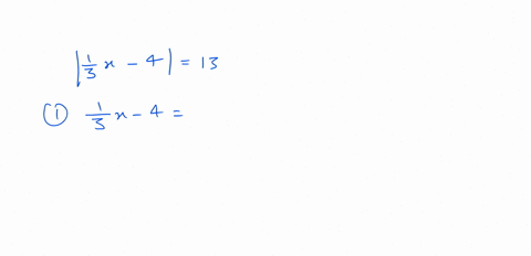 solve-leftfrac13-x-4right13