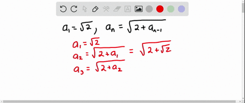 a-sequence-is-defined-recursively-write-down-the-first-five-terms-a_1sqrt2-quad-a_nsqrt2a_n-1-2