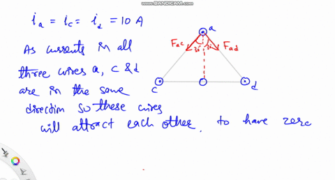 three-long-wires-are-parallel-to-a-z-axis-and-each-carries-a-current-of-10-mathrma-in-the-positive-4