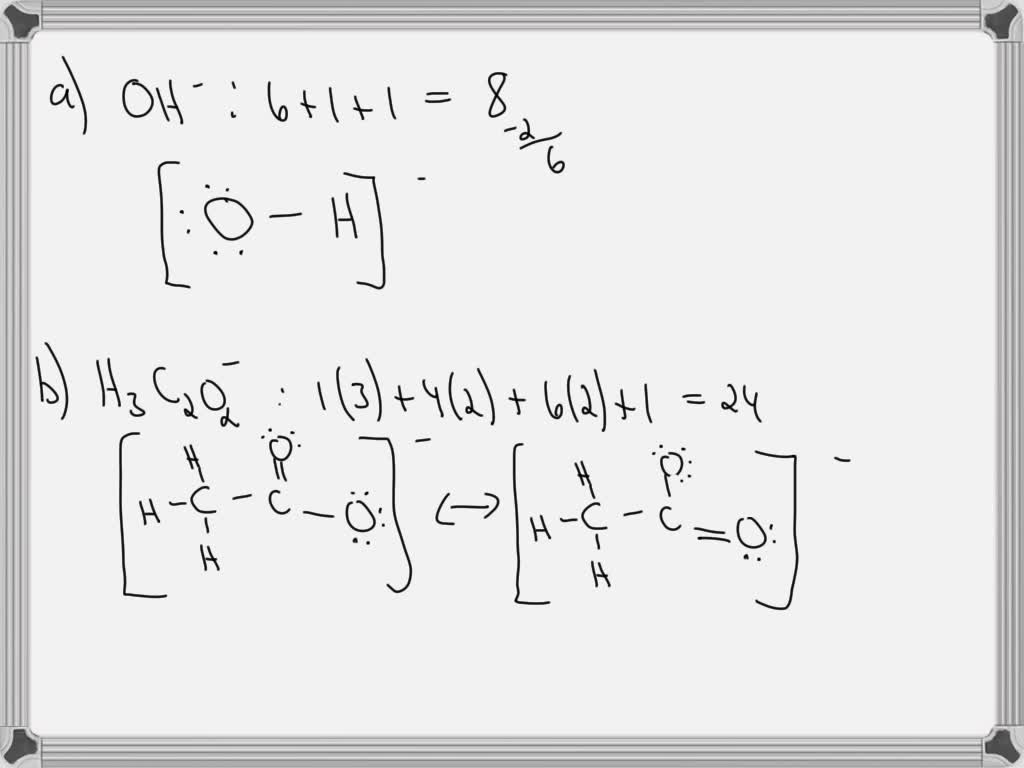 ⏩solveddraw Lewis Structures For Each Of The Following Polyatomic Numerade 1308