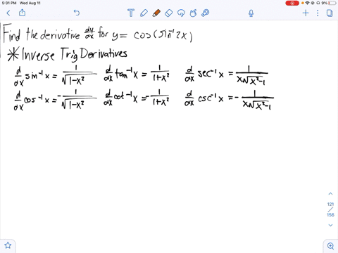 evaluate-the-derivatives-of-the-following-functions-fwcos-leftsin-1-2-wright