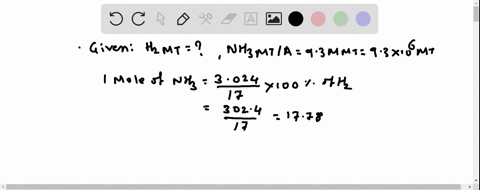 SOLVED:How many metric tons of hydrogen are required for the annual U.S