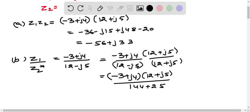 SOLVED:(a) Given that the complex number z and its conjugate z̅ satisfy ...