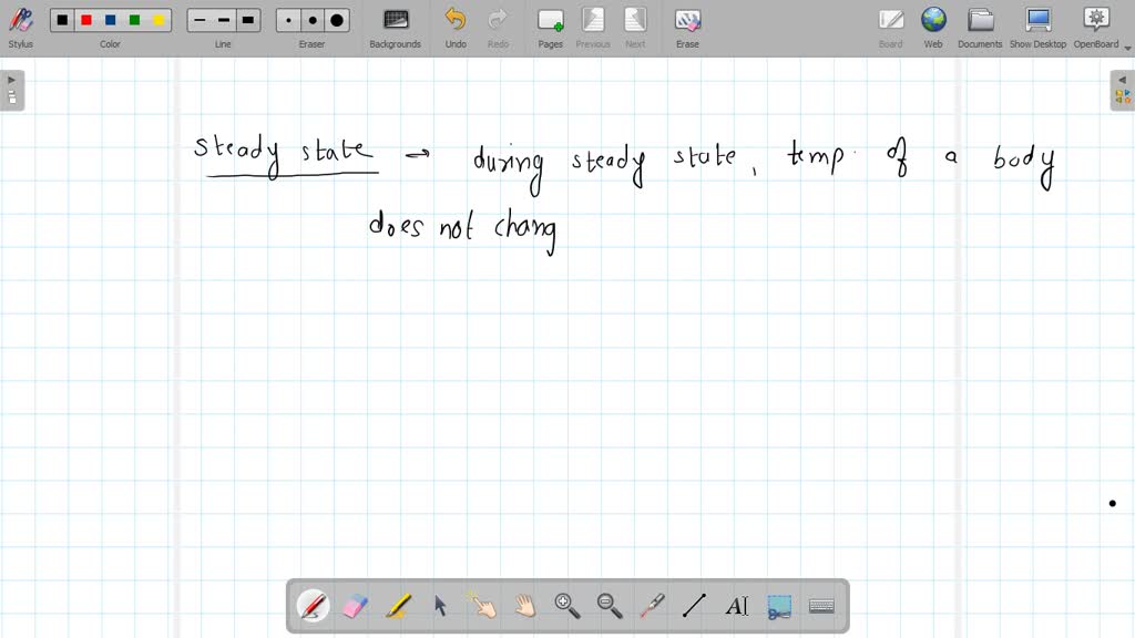 SOLVEDUnder steady state the temperature of a body (a) increases with