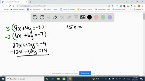 solve-each-system-by-the-elimination-method-check-each-solution-beginarrayl-9-x4-y-3-6-x6-y-7-endarr