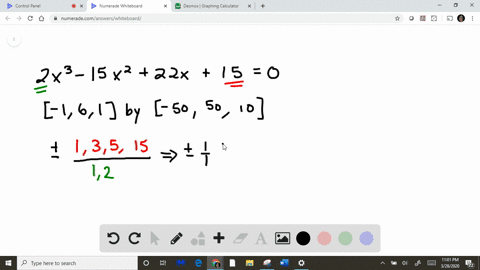 Solved The Equations Have Real Roots That Are Rational Use The Solved The Equations Have Real Roots That Are Rational Use The