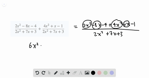 perform-the-indicated-operations-reduce-answers-to-their-lowest-terms-see-example-i-frac2-x2-8-x-42-