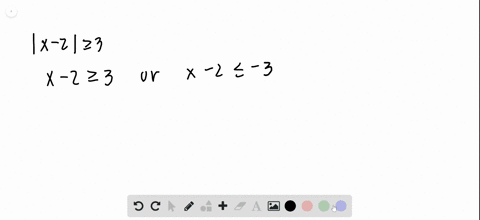 solve-each-absolute-value-inequality-and-graph-the-solution-set-see-examples-57-x-2-geq-3