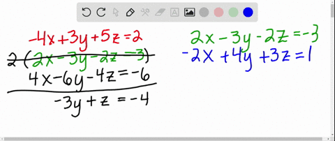 solve-each-system-of-linear-equations-beginarrayl-3-y-4-x5-z2-2-x-3-y-2-z-3-3-z4-y-2-x1-endarray