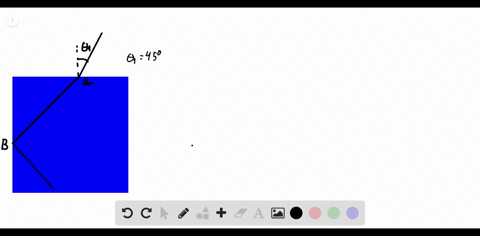 additional-problems-in-fig-33-65-a-light-ray-enters-a-glass-slab-at-point-a-at-incident-angle-theta_