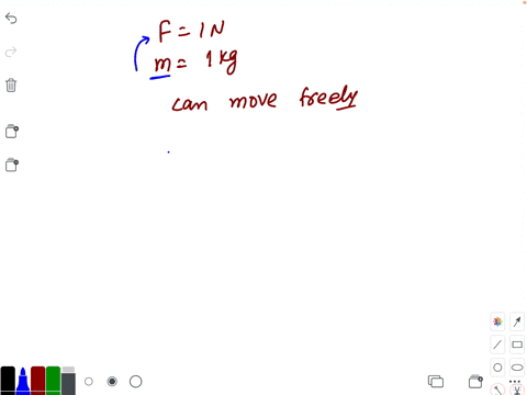 when-1-mathrmn-force-acts-on-1-mathrmkg-body-that-can-move-freely-the-body-receives-a-a-speed-of-1-m