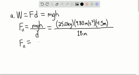 the-ramp-in-figure-10-23-is-18-mathrmm-long-and-45-mathrmm-high-a-what-force-parallel-to-the-ramp-le