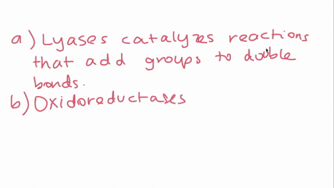 what-is-the-name-of-the-class-of-enzymes-that-catalyzes-each-of-the-following-reactions-a-adding-wat