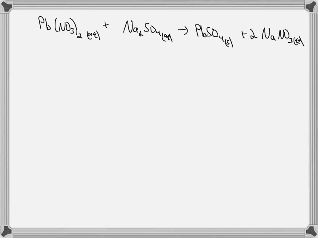 SOLVED Aqueous solutions of sodium sulfide and iron(III) nitrate are